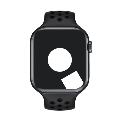 Black/Black Sport Band Active for Apple Watch iSTRAP