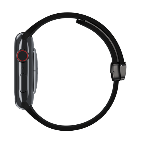 Black D-Buckle Sport Band for Apple Watch iSTRAP