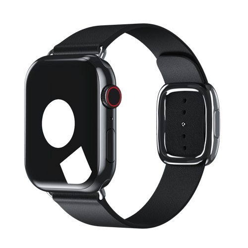 Black Modern Buckle for Apple Watch iSTRAP