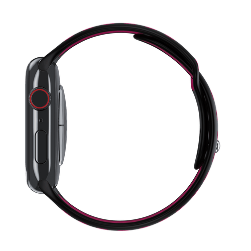 Black/Pink Blast Sport Band Active for Apple Watch iSTRAP
