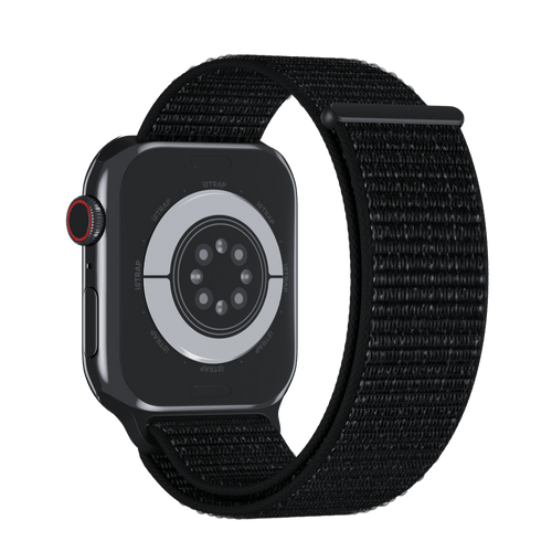 Black Reflective Sport Loop for Apple Watch iSTRAP