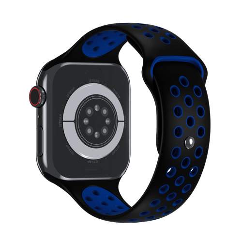Black/Royal Blue Sport Band Active for Apple Watch iSTRAP