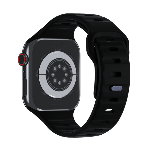 Black Sport Band Groove for Apple Watch iSTRAP