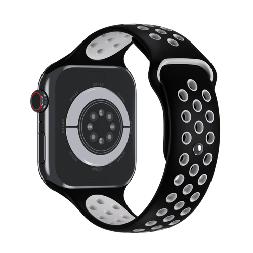Black/White Sport Band Active for Apple Watch iSTRAP