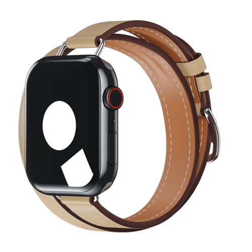 Blanc Attelage Double Tour for Apple Watch iSTRAP
