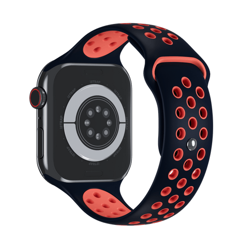 Blue Black/Bright Mango Sport Band Active for Apple Watch iSTRAP