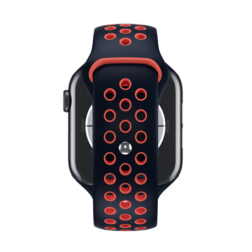 Blue Black/Bright Mango Sport Band Active for Apple Watch iSTRAP