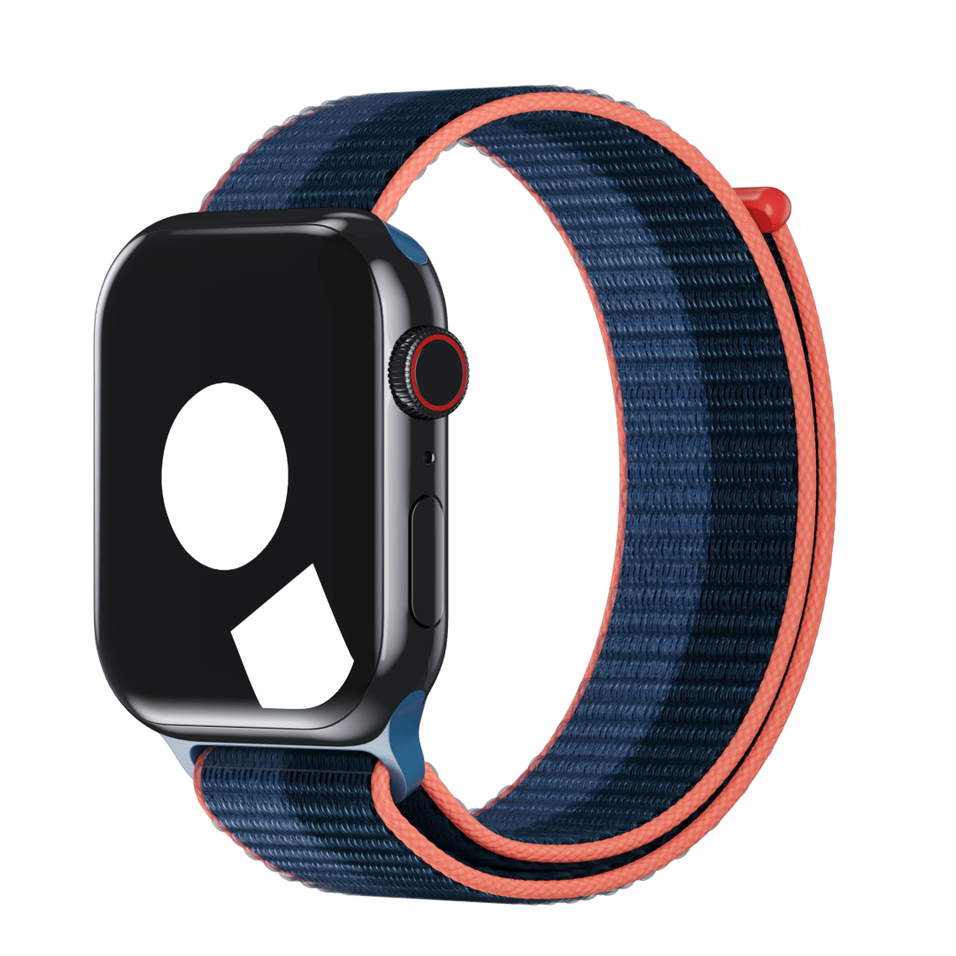 Bracelet Nylon Réglable Pour Suunto Race 2 - Boucle Sport, Respirant, Couleur Darkblue, Léger Et Confortable