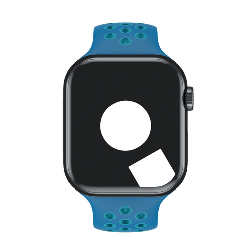Blue Orbit/Gamma Blue Sport Band Active for Apple Watch iSTRAP