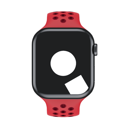 Bright Crimson/Gym Red Sport Band Active for Apple Watch iSTRAP