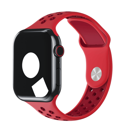 Bright Crimson/Gym Red Sport Band Active for Apple Watch iSTRAP