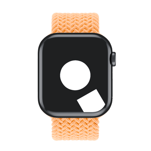 Bright Orange Braided Solo Loop for Apple Watch iSTRAP