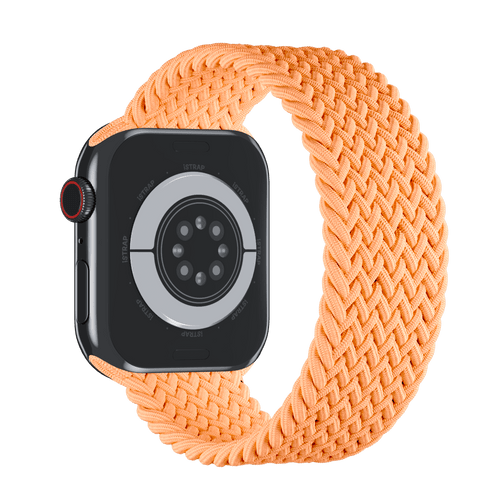 Bright Orange Braided Solo Loop for Apple Watch iSTRAP