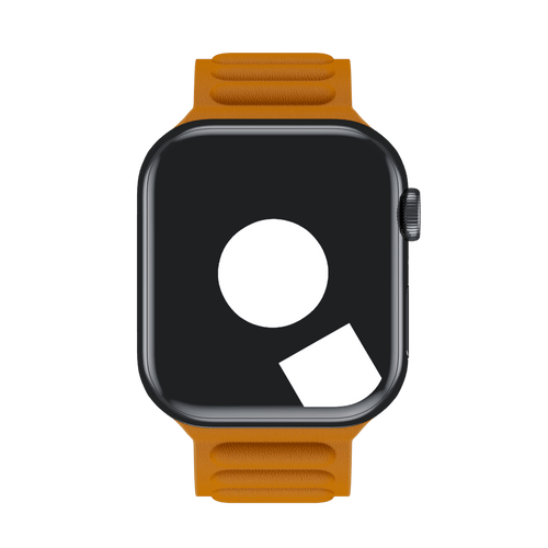 California Poppy Leather Link for Apple Watch iSTRAP