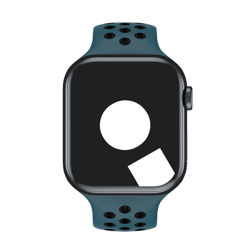 Celestial Teal/Black Sport Band Active for Apple Watch iSTRAP