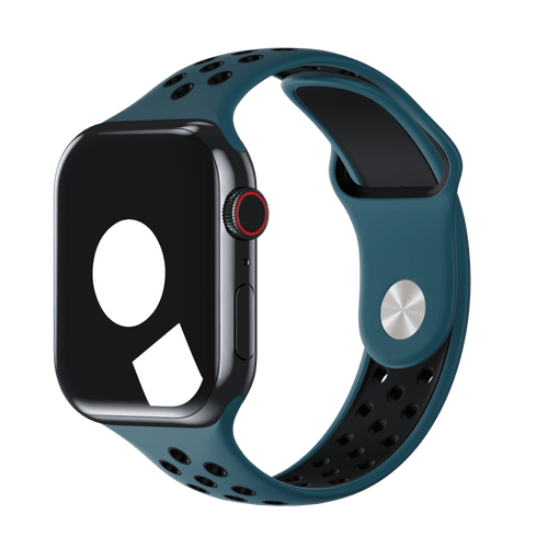 Celestial Teal/Black Sport Band Active for Apple Watch iSTRAP