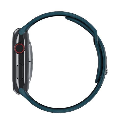 Celestial Teal/Black Sport Band Active for Apple Watch iSTRAP