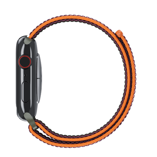 Dark Cherry/Forest Green Sport Loop for Apple Watch iSTRAP