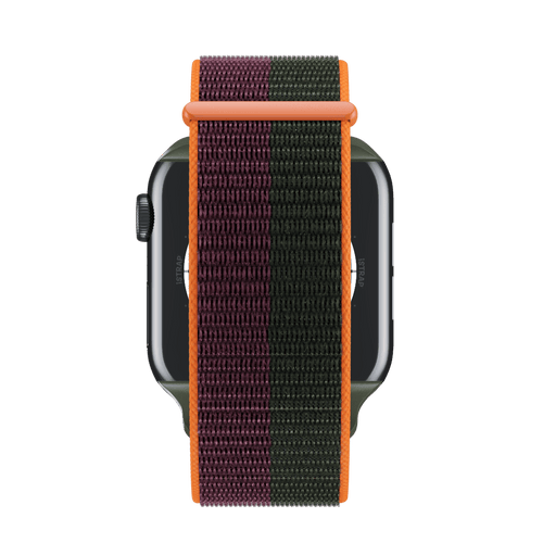 Dark Cherry/Forest Green Sport Loop for Apple Watch iSTRAP