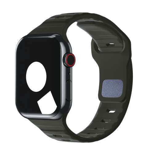 Dark Olive Sport Band Groove for Apple Watch iSTRAP