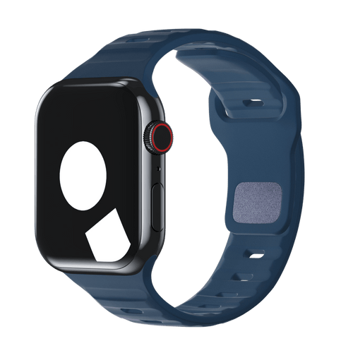 Denim Blue Sport Band Groove for Apple Watch iSTRAP