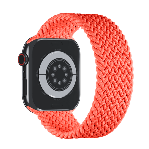 Electric Orange Braided Solo Loop for Apple Watch iSTRAP