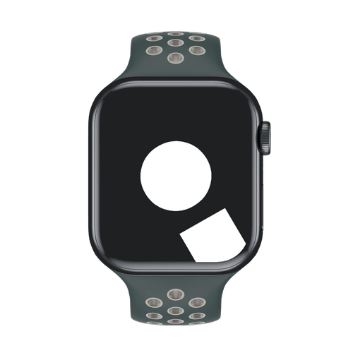 Hasta/Light Silver Sport Band Active for Apple Watch iSTRAP