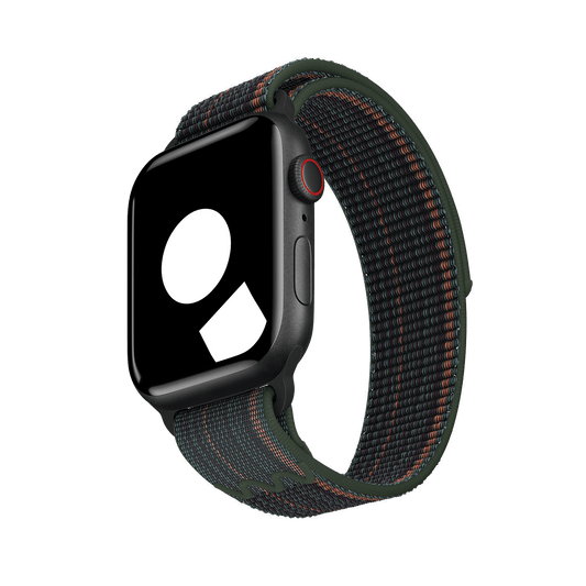 Sequoia/Orange Sport Loop Active for Apple Watch