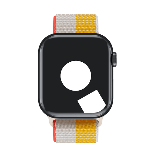 Maize/White Sport Loop for Apple Watch iSTRAP