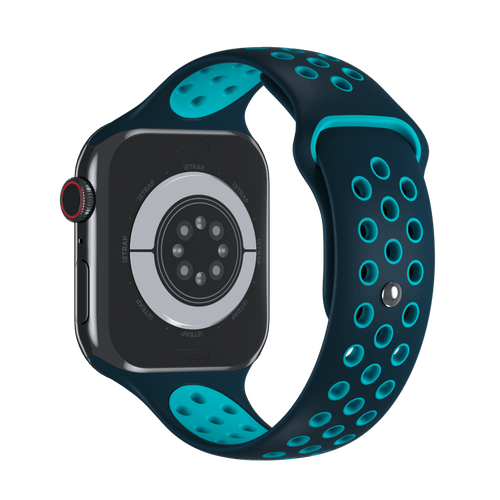 Midnight Turquoise/Aurora Green Sport Band Active for Apple Watch iSTRAP
