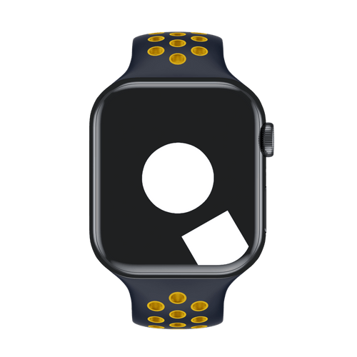 Obsidian/Daffodil Sport Band Active for Apple Watch iSTRAP