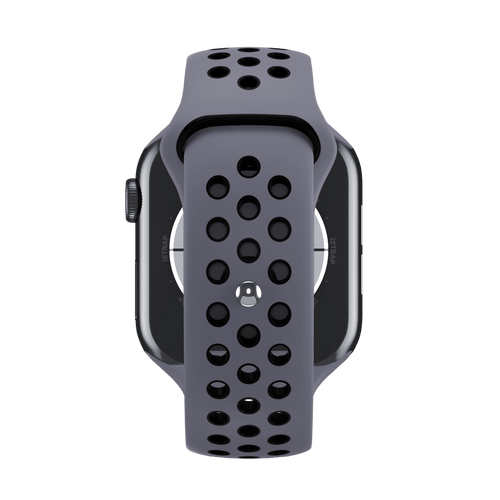 Obsidian Mist/Black Sport Band Active for Apple Watch iSTRAP