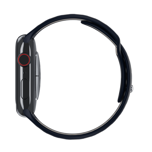 Obsidian/White Sport Band Active for Apple Watch iSTRAP