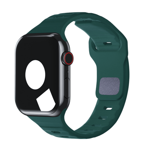 Pine Green Sport Band Groove for Apple Watch iSTRAP