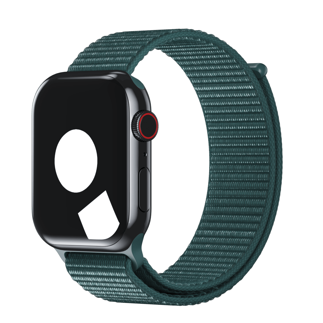 Pine Green Sport Loop Band for Apple Watch iSTRAP - Main Image