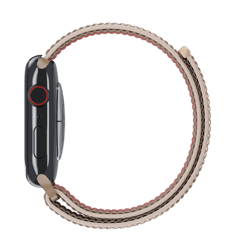 Pink Pomelo/Tan Sport Loop for Apple Watch iSTRAP