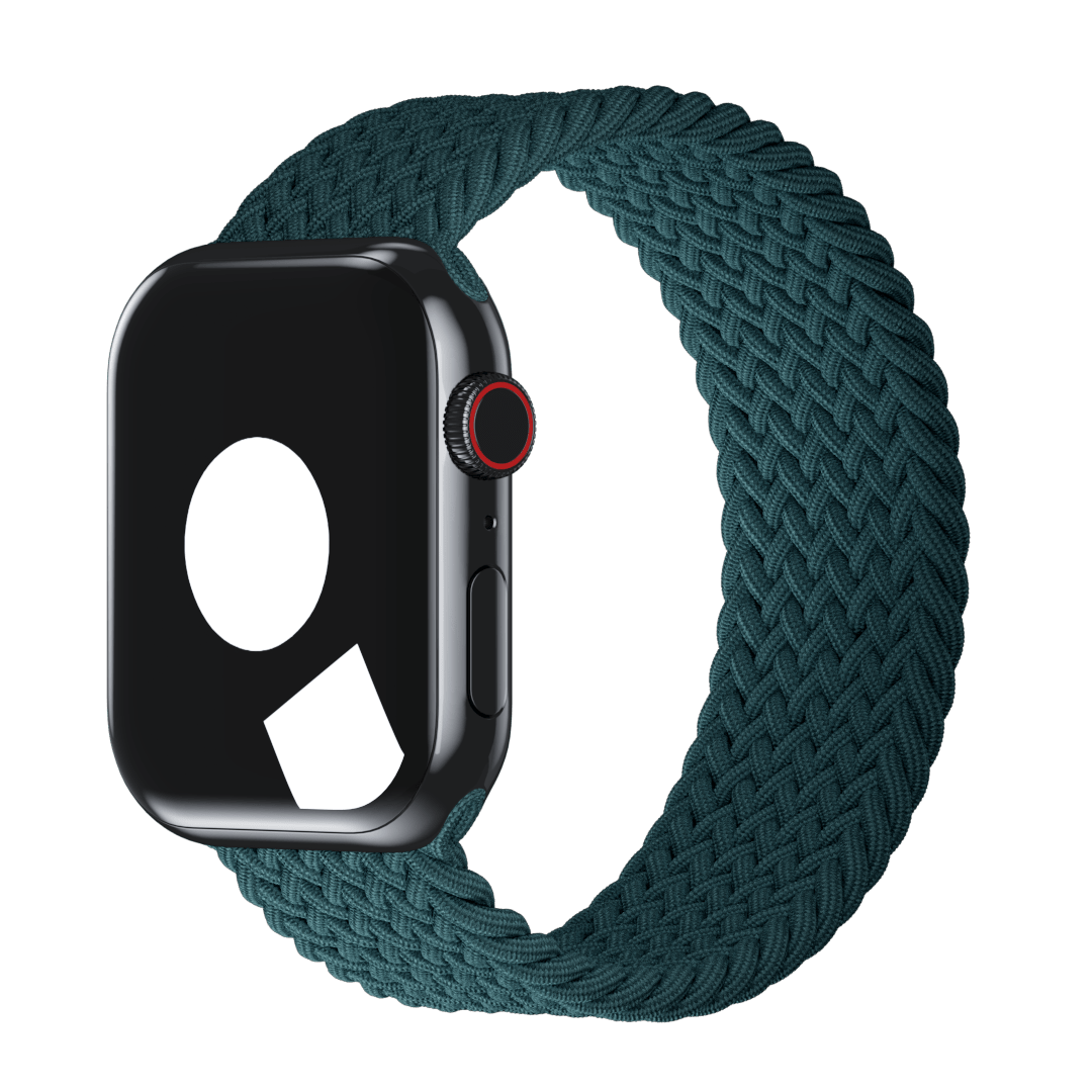 Jet Black 44mm Black Solo Loop Braided Solo Loop Apple Watch
