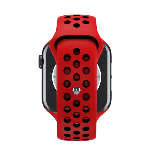 Red/Black Sport Band Active for Apple Watch iSTRAP
