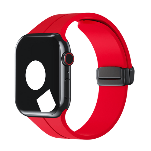Red D-Buckle Sport Band for Apple Watch iSTRAP
