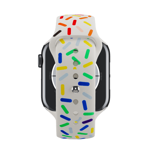 Snow Pride Confetti Sport Band for Apple Watch iSTRAP