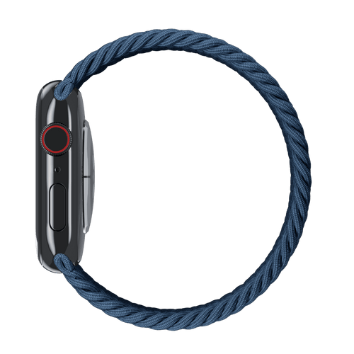 Storm Blue Braided Solo Loop for Apple Watch iSTRAP