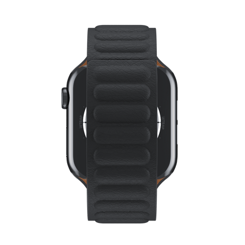 Storm Grey Leather Link for Apple Watch iSTRAP