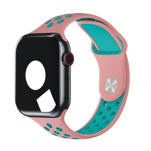 Vintage Rose/Marine Green Sport Band Active for Apple Watch iSTRAP