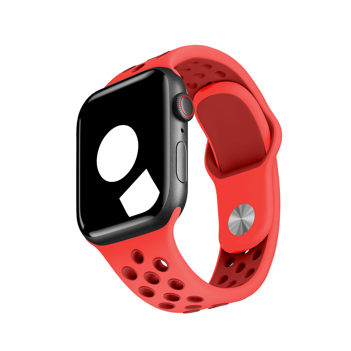 iSTRAP for Red Bright Band - Apple Active Watch Sport Strap Crimson/Gym