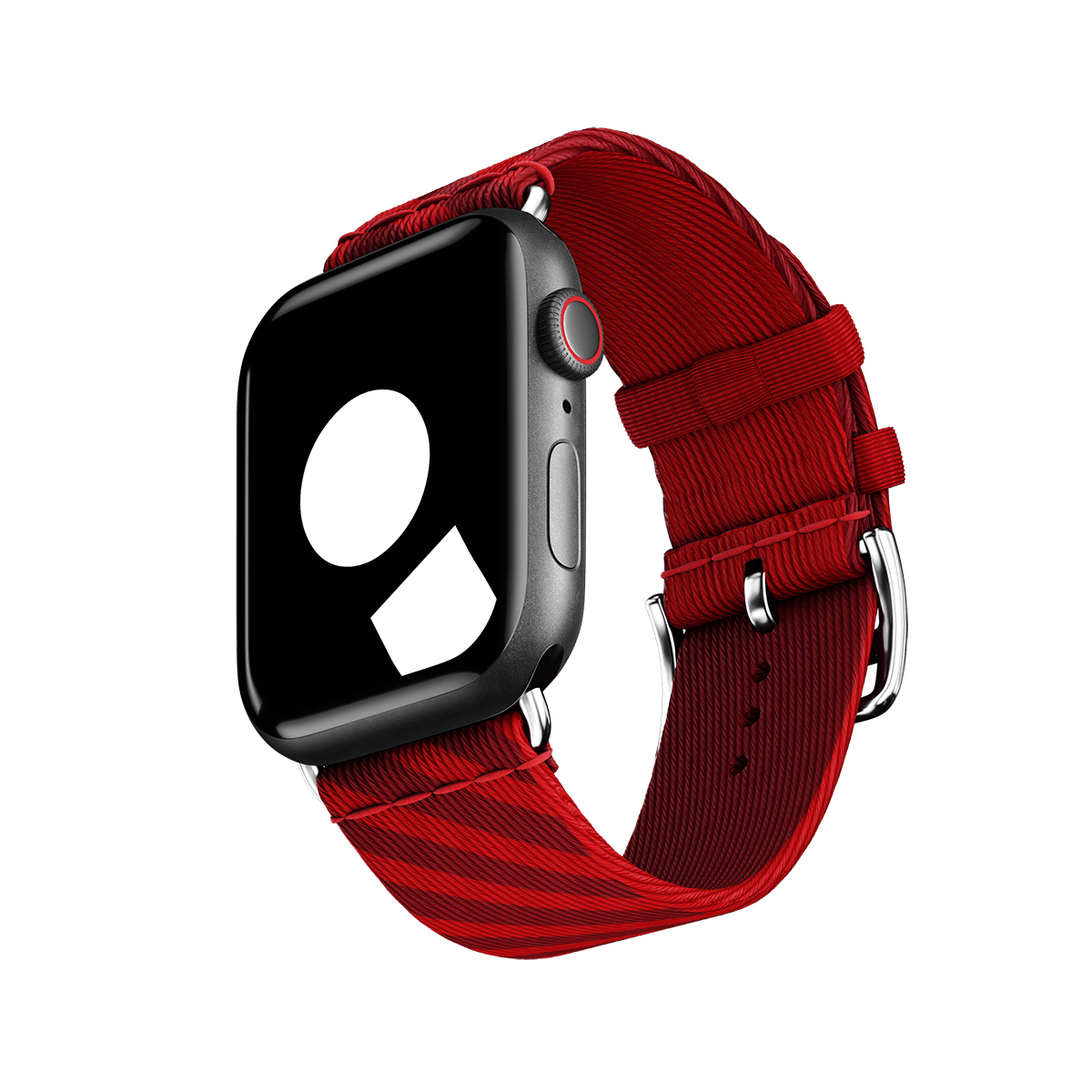 Rouge de C ur Rouge H Jumping Single Tour Band Strap for Apple Watch iSTRAP