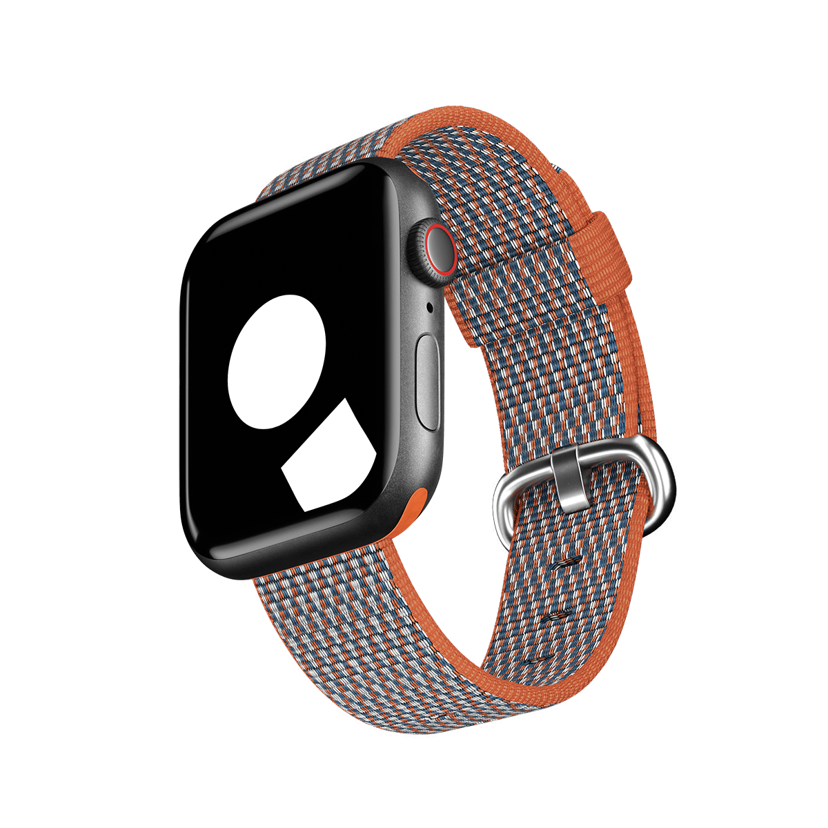 Apple watch black hot sale woven nylon band