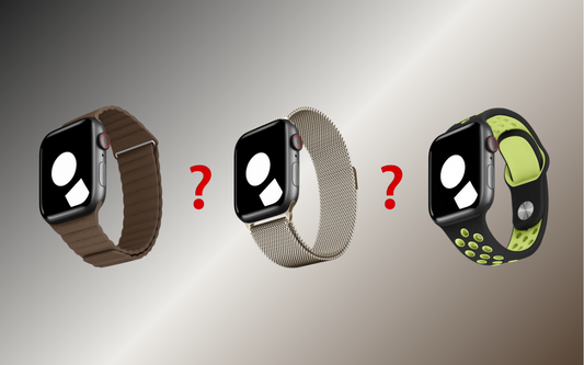 Leather, Metal, or Sport: Finding the Right Apple Watch Band Material for You
