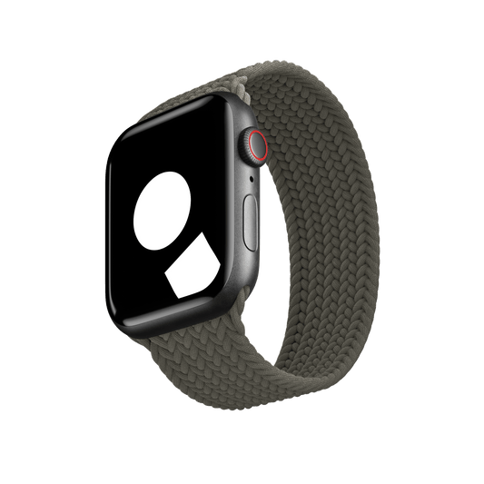 Olive Braided Solo Loop for Apple Watch