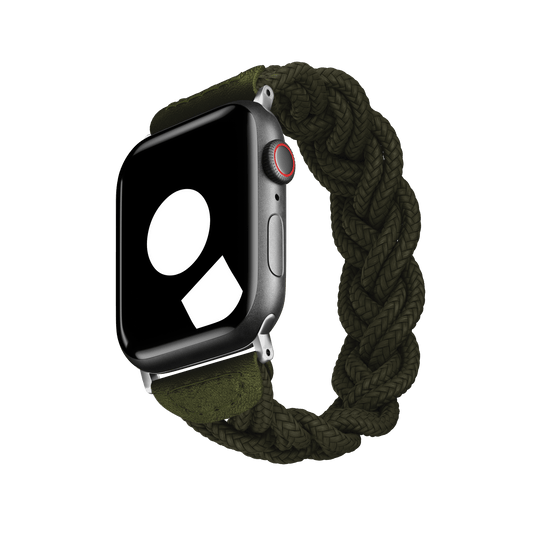 Pine Green Twisted Solo Loop for Apple Watch