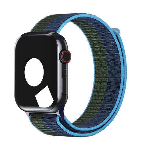 Abyss Blue/Moss Green Sport Loop for Apple Watch